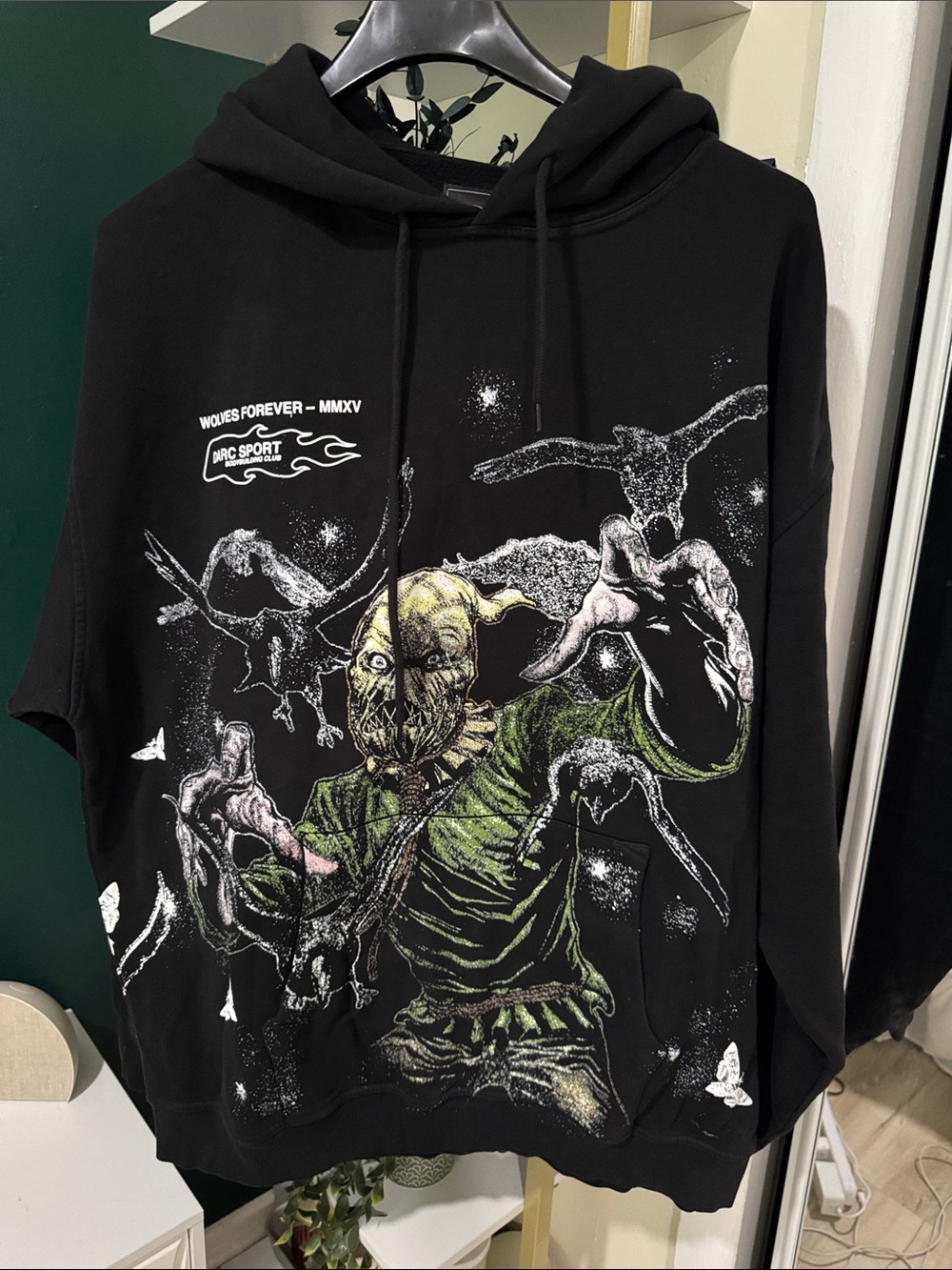 Darc Sport Batman x Scarecrow Men’s Black Hoodie